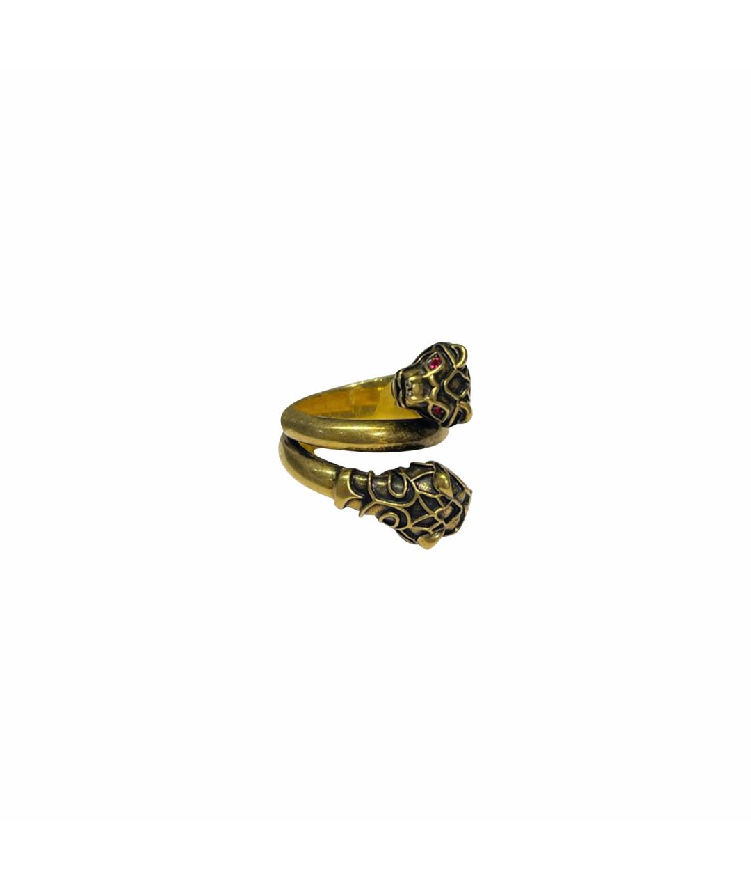 GUCCI Желтое латунное кольцо, фото 1