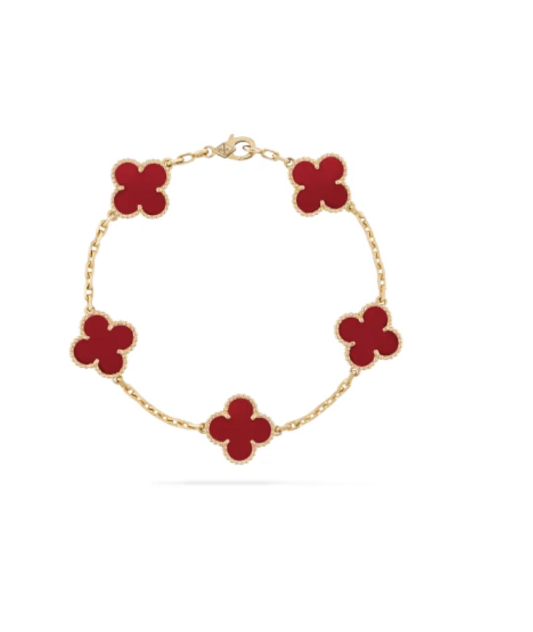 VAN CLEEF & ARPELS Красный браслет из желтого золота, фото 6