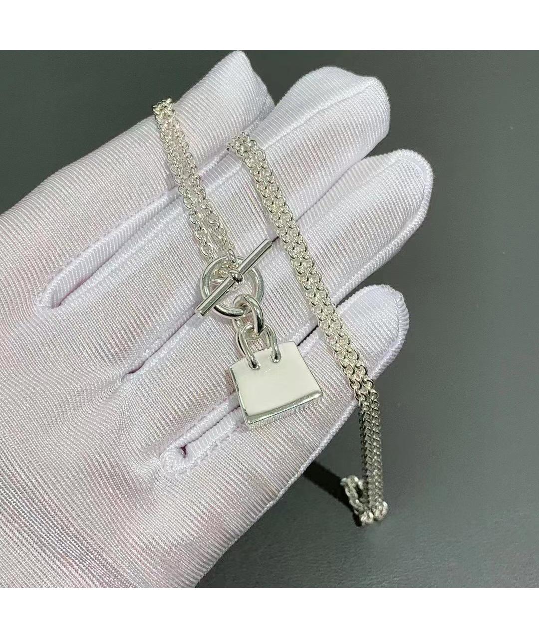 HERMES Серебряная серебряная подвеска, фото 4
