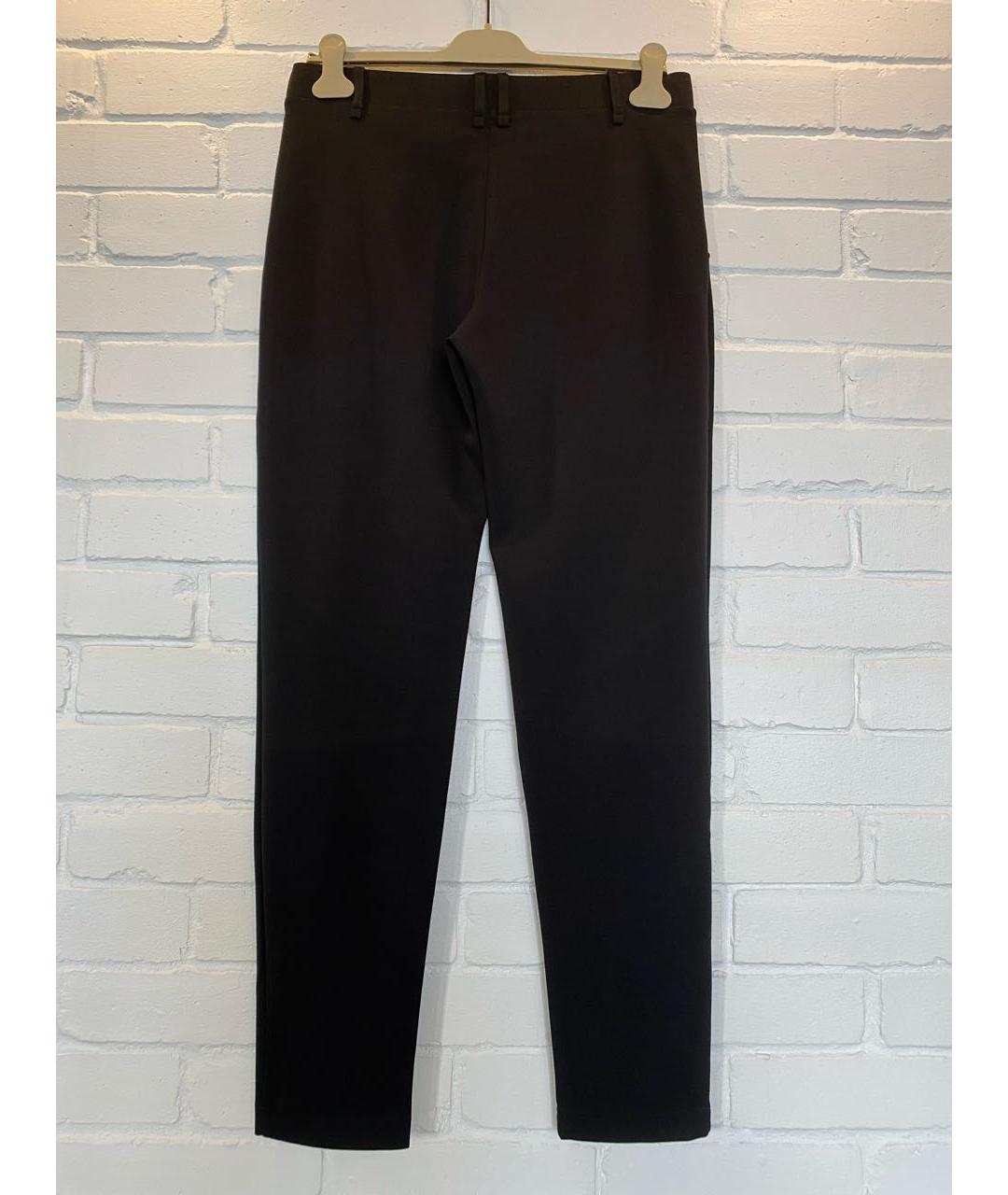 PLEIN SUD Черные полиамидовые брюки широкие, фото 5