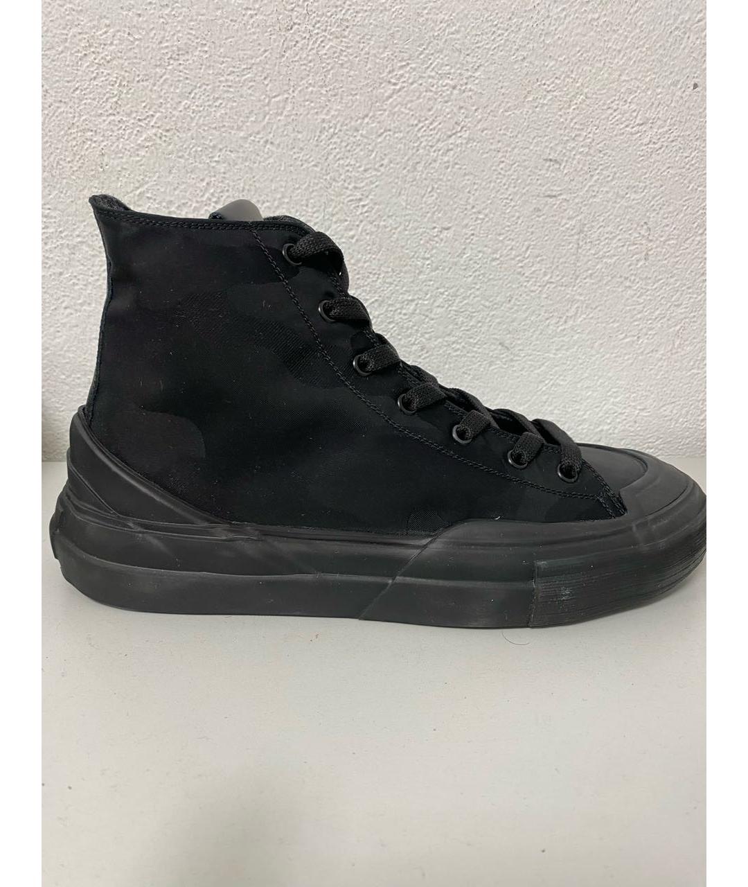 BARRACUDA Черные синтетические высокие кроссовки / кеды, фото 9