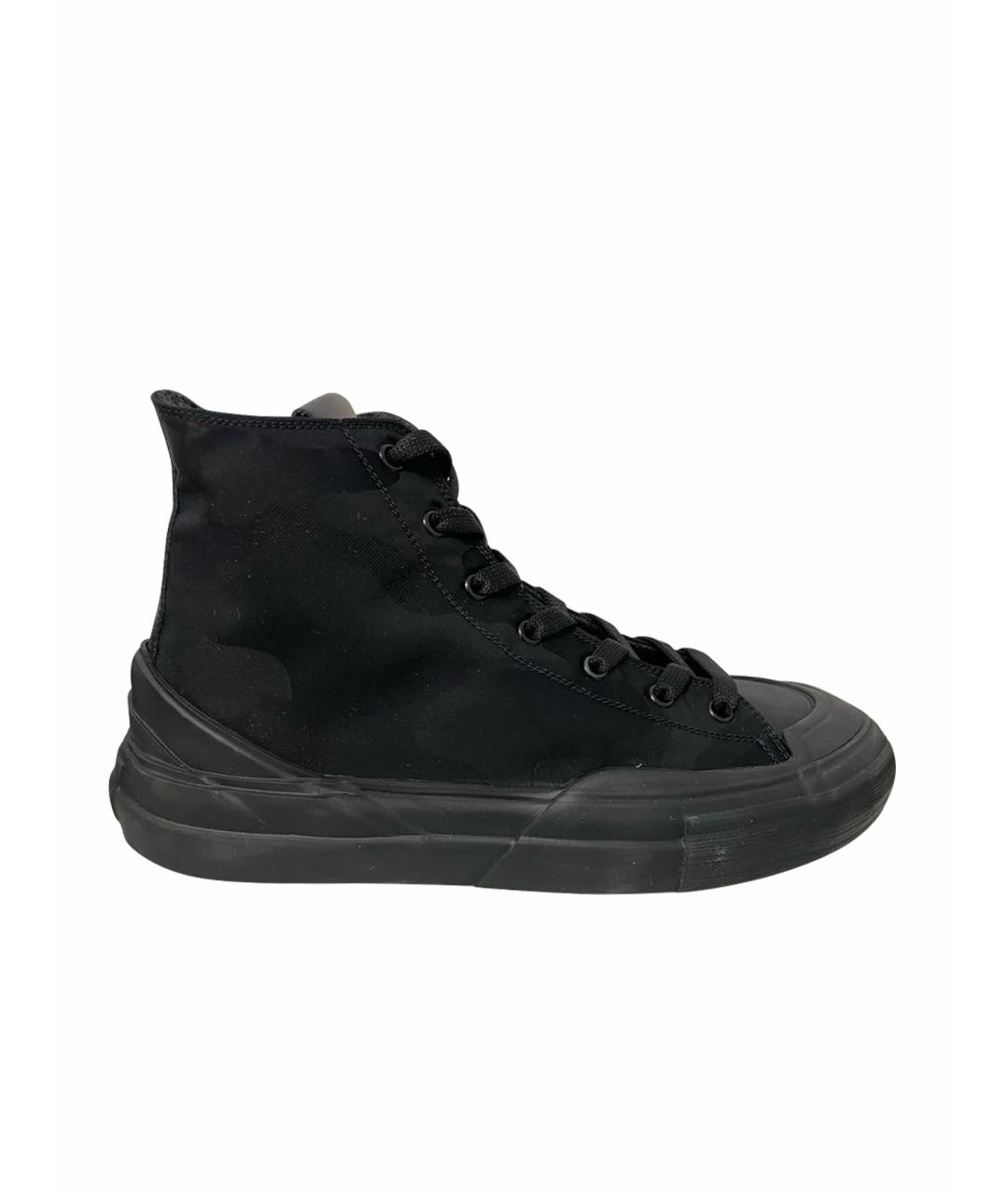 BARRACUDA Черные синтетические высокие кроссовки / кеды, фото 1