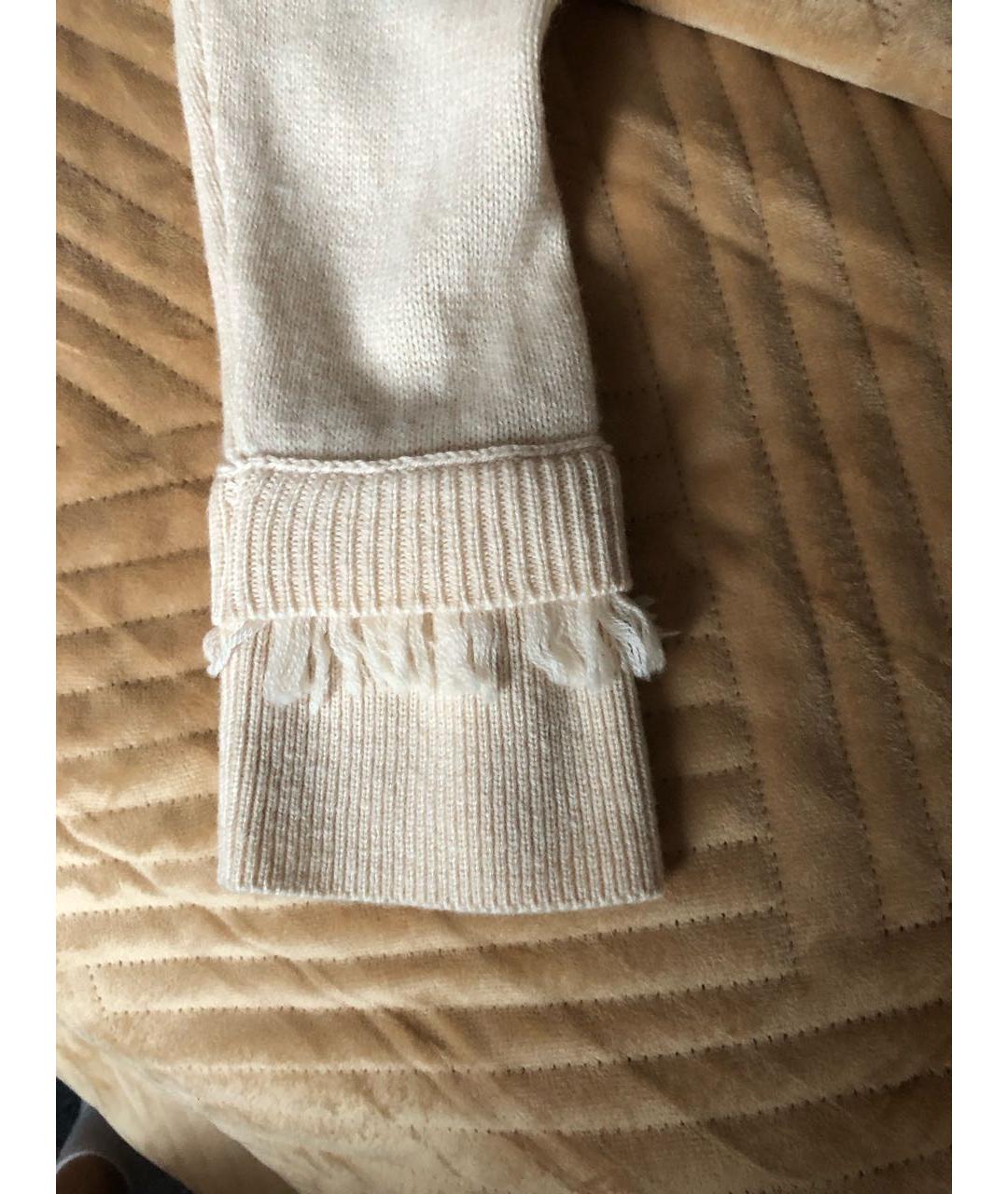 MARC CAIN Белый кашемировый джемпер / свитер, фото 4