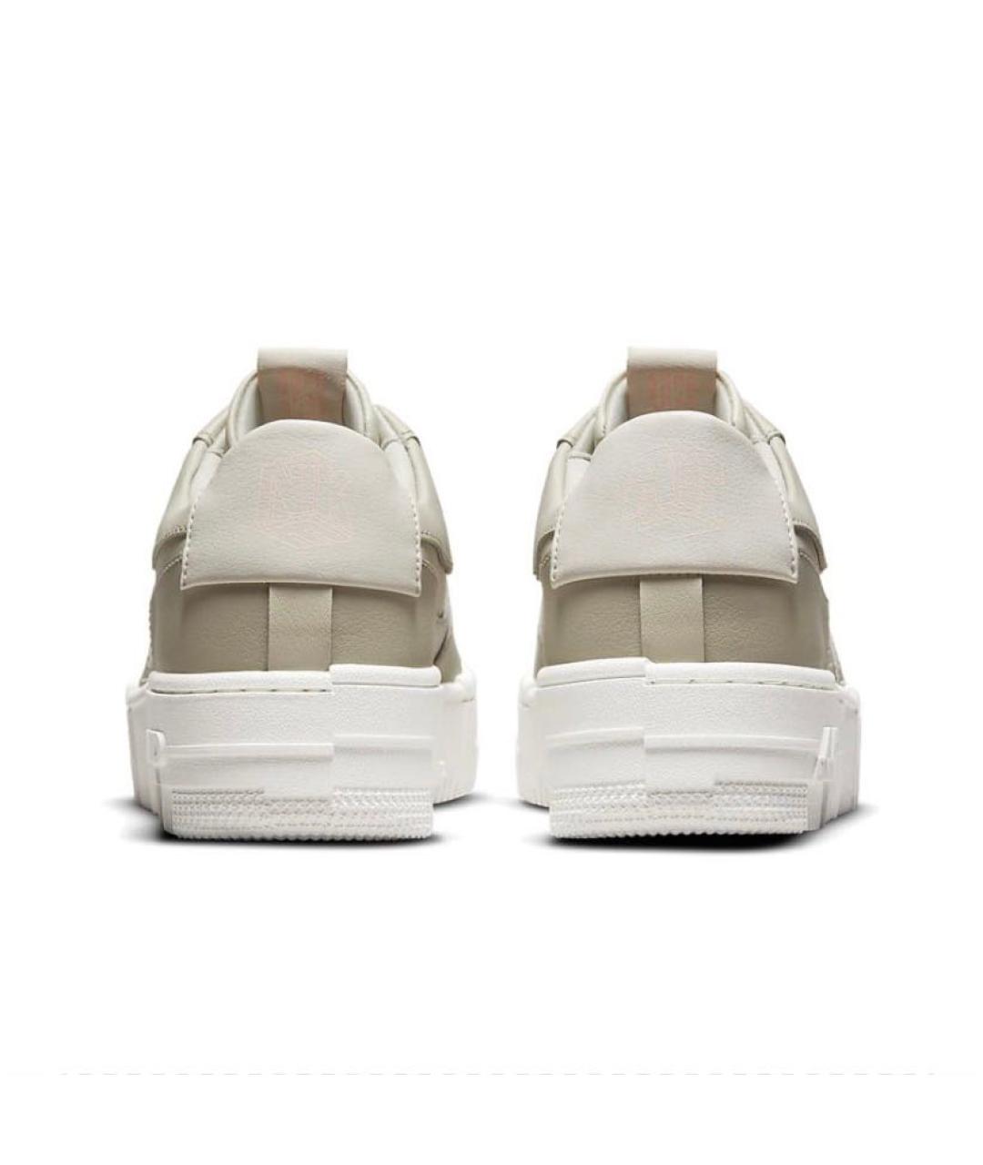 NIKE Бирюзовые кожаные кроссовки, фото 4