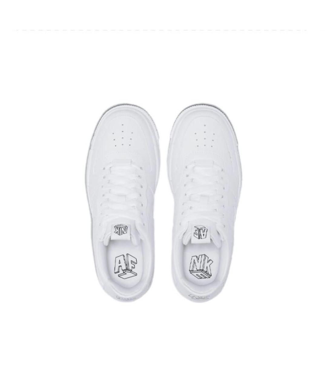 NIKE Белые кожаные кроссовки, фото 3