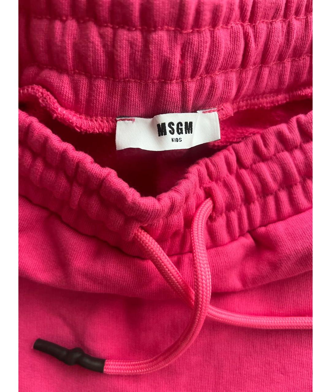 MSGM Розовая хлопковая юбка, фото 5