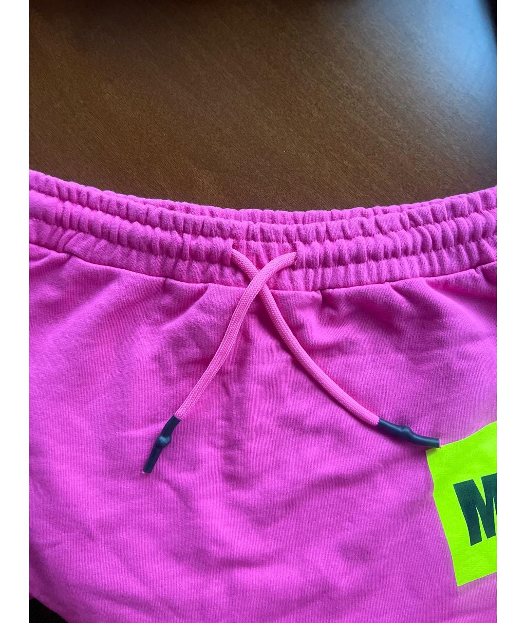 MSGM Розовая хлопковая юбка, фото 3