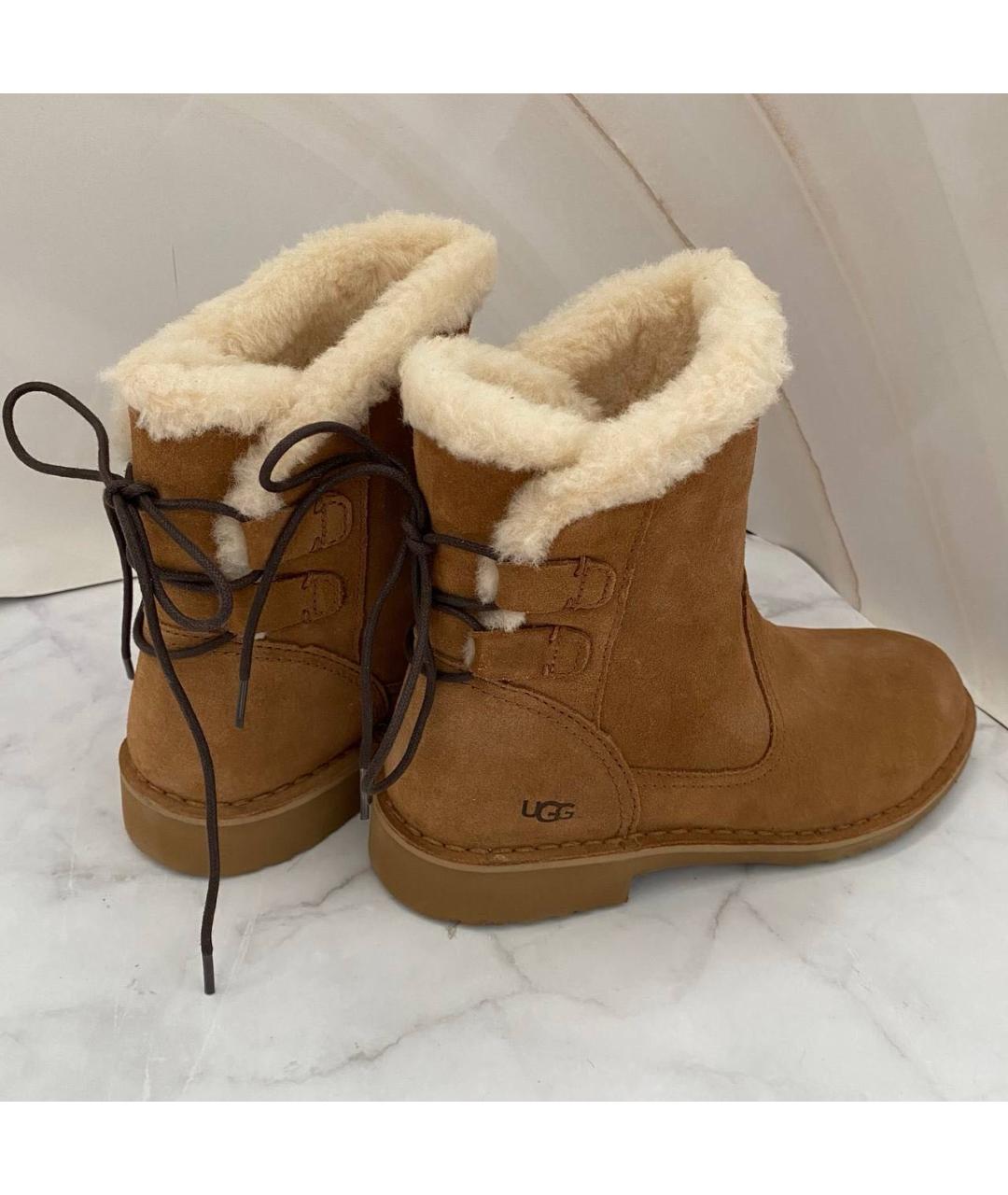 UGG AUSTRALIA Бежевые сапоги, фото 7