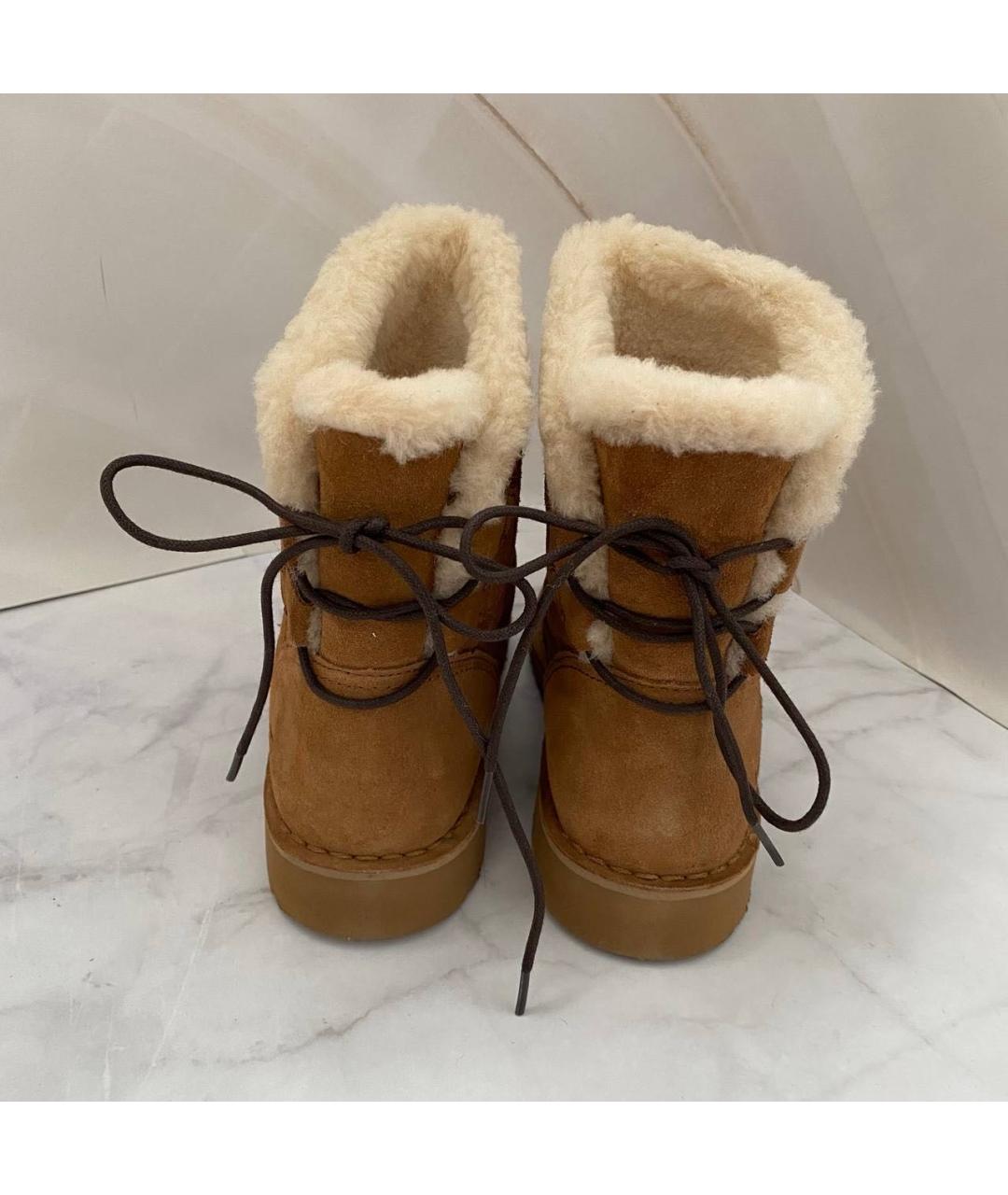 UGG AUSTRALIA Бежевые сапоги, фото 3
