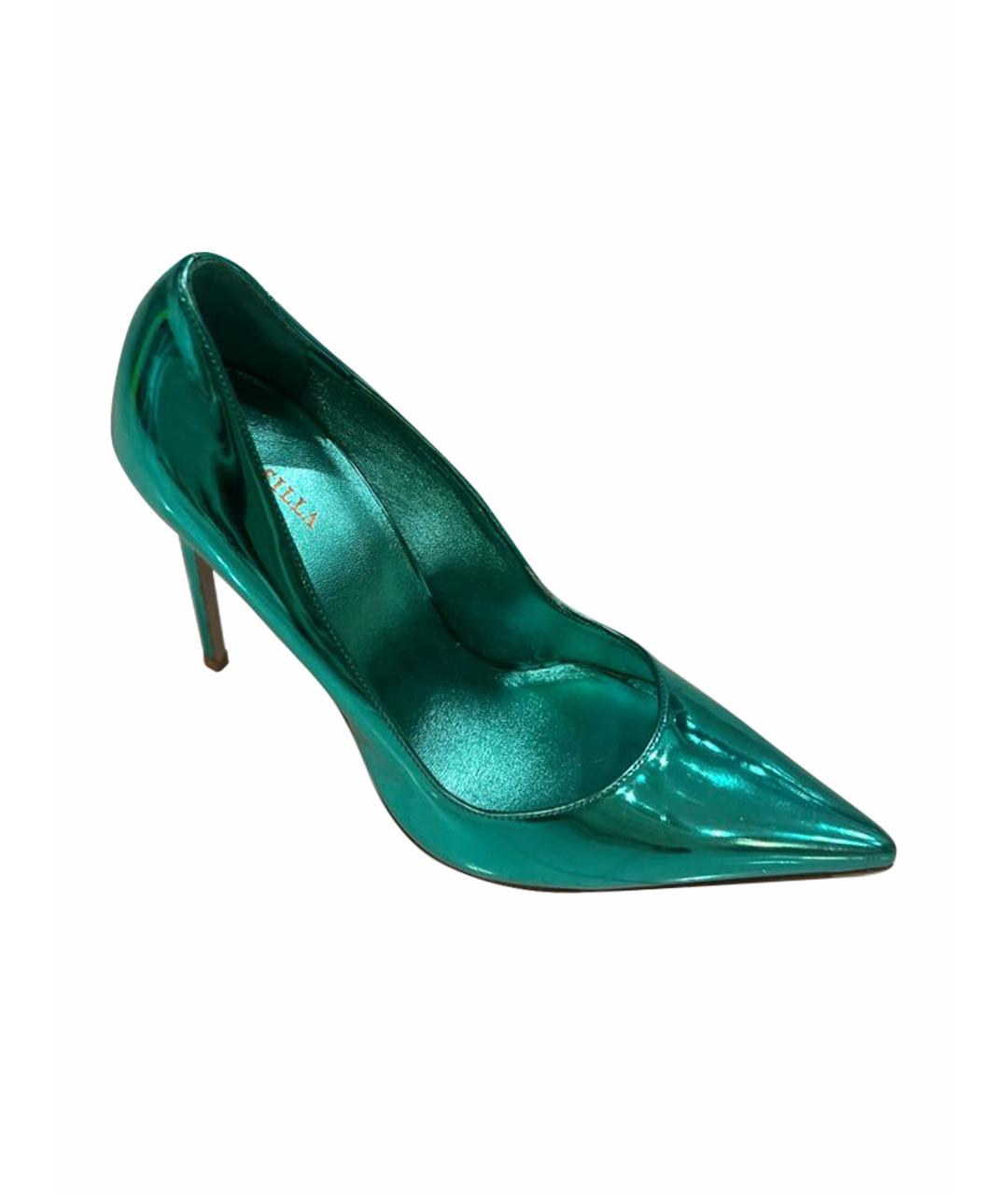 LE SILLA Зеленые туфли из лакированной кожи, фото 1
