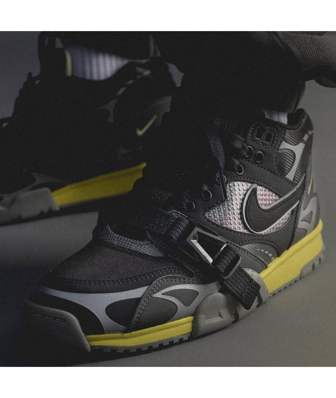 NIKE Черные низкие кроссовки / кеды, фото 8