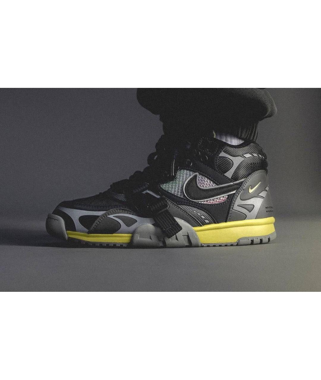 NIKE Черные низкие кроссовки / кеды, фото 7