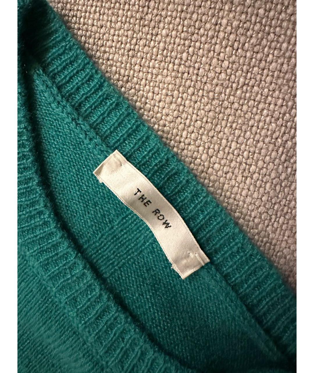 THE ROW Зеленый кашемировый джемпер / свитер, фото 5