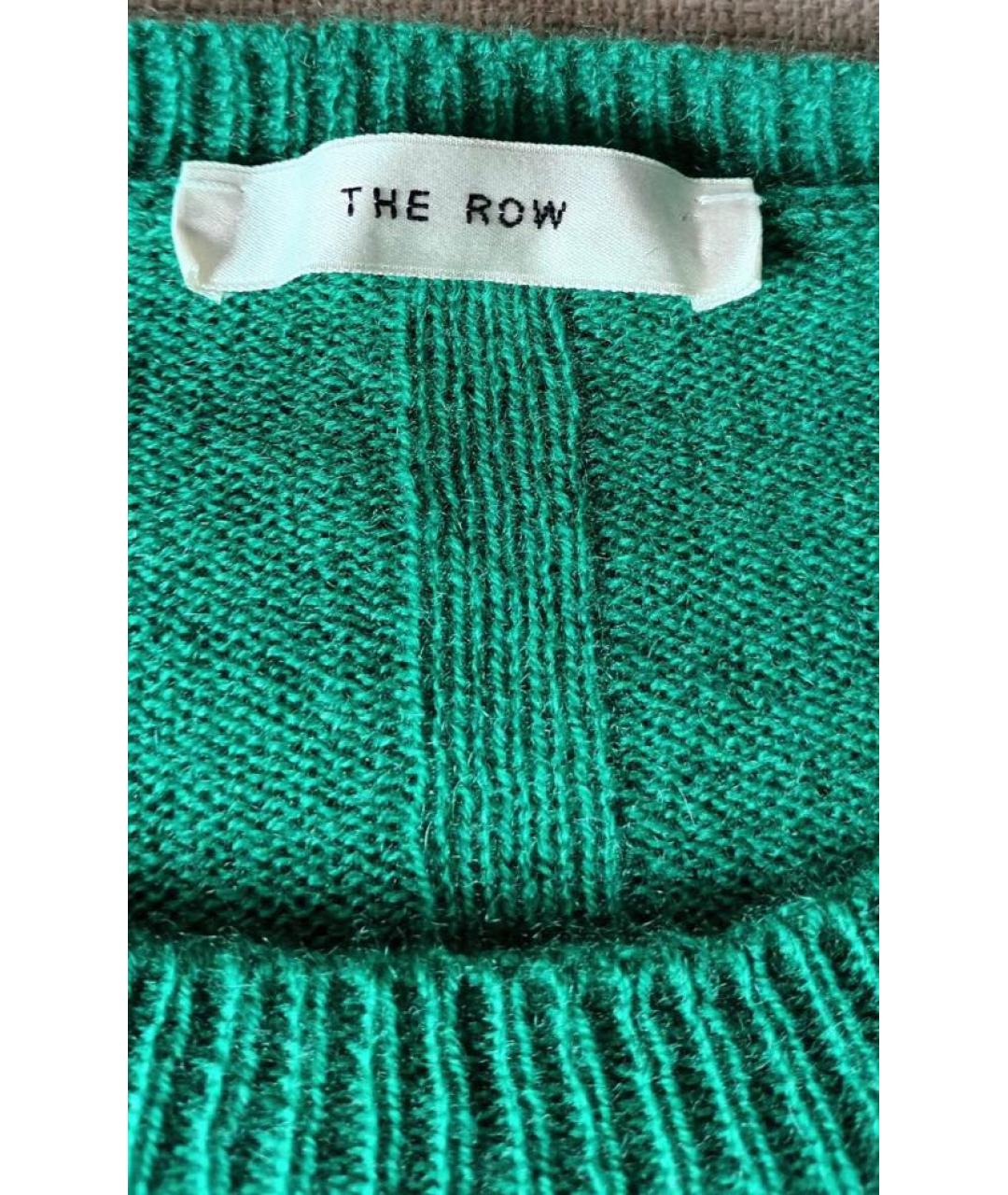 THE ROW Зеленый кашемировый джемпер / свитер, фото 3