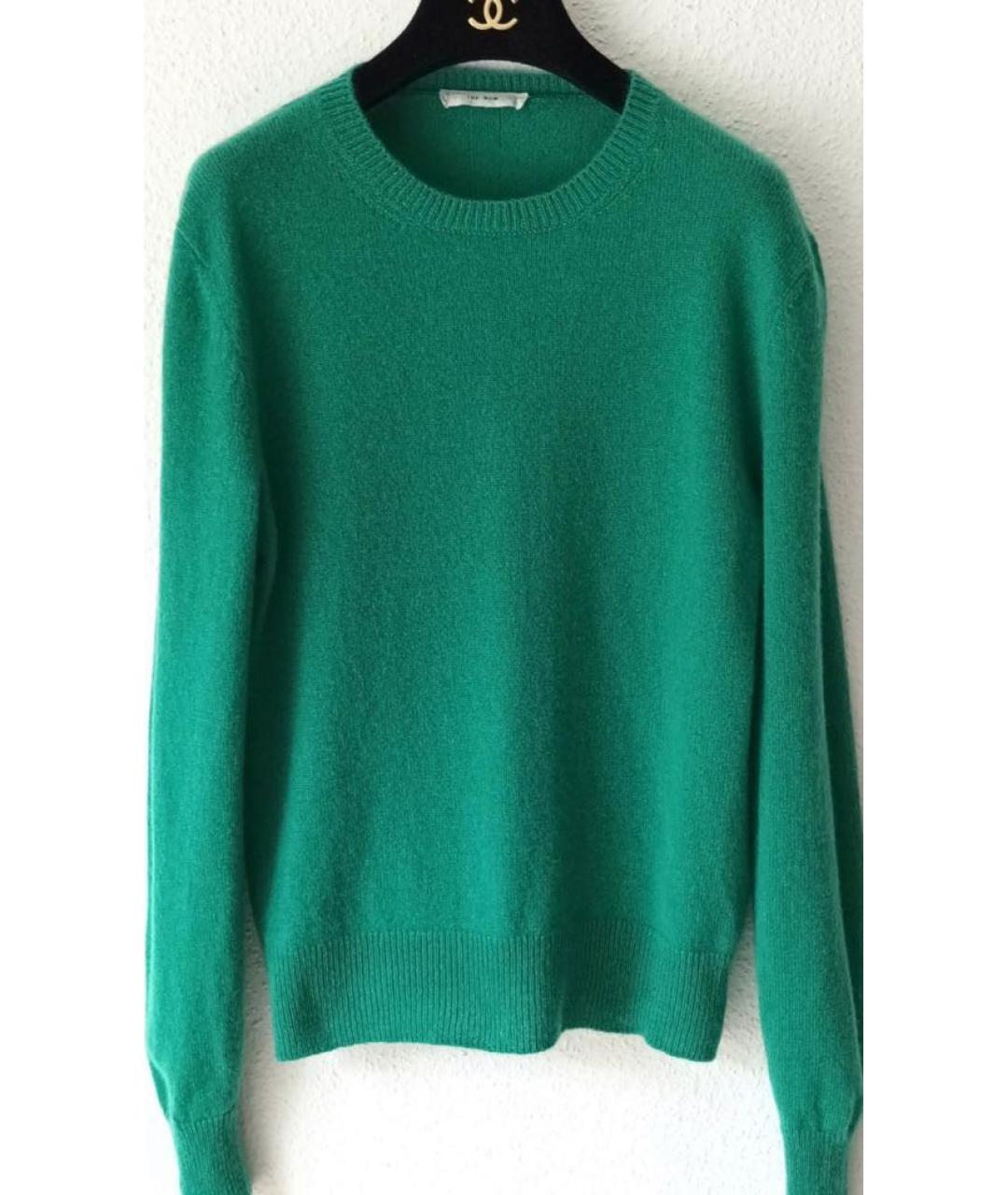 THE ROW Зеленый кашемировый джемпер / свитер, фото 8