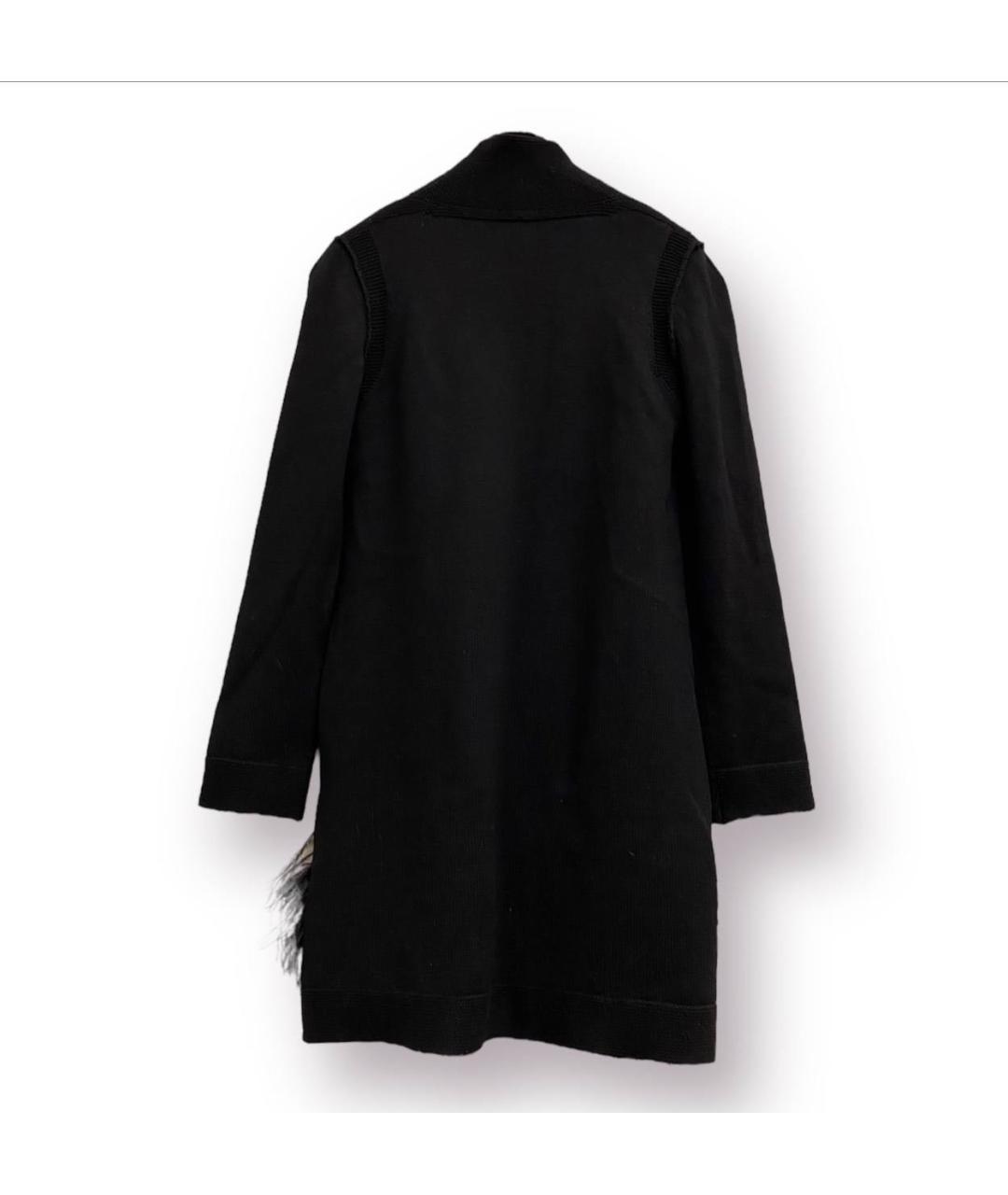 LOUIS VUITTON PRE-OWNED Черное шерстяное вечернее платье, фото 2