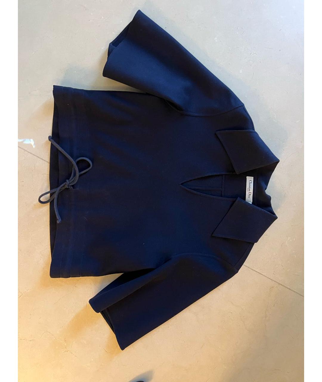 CHRISTIAN DIOR PRE-OWNED Темно-синий хлопковый джемпер / свитер, фото 5
