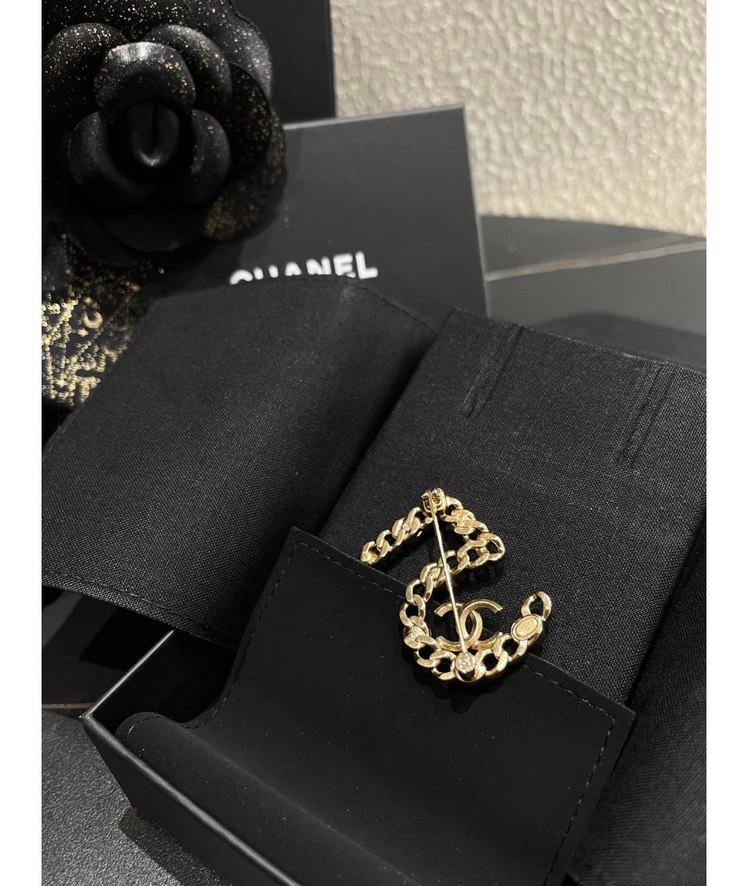 CHANEL Золотая булавка / брошь, фото 3