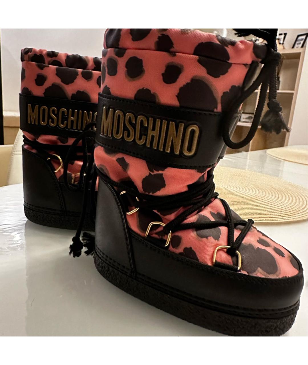 MOSCHINO Розовые сапоги, фото 6