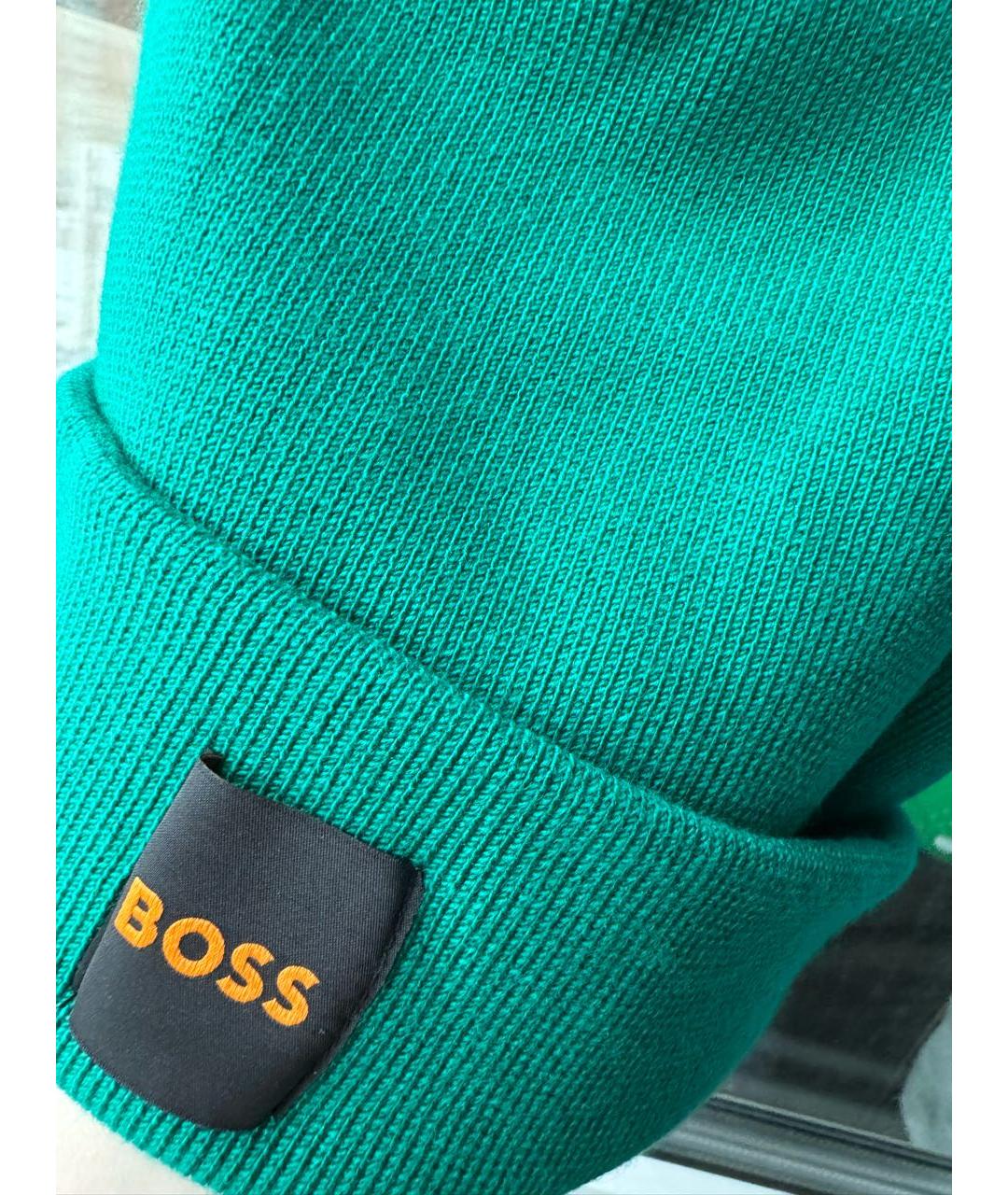 HUGO BOSS Зеленая шапка, фото 5