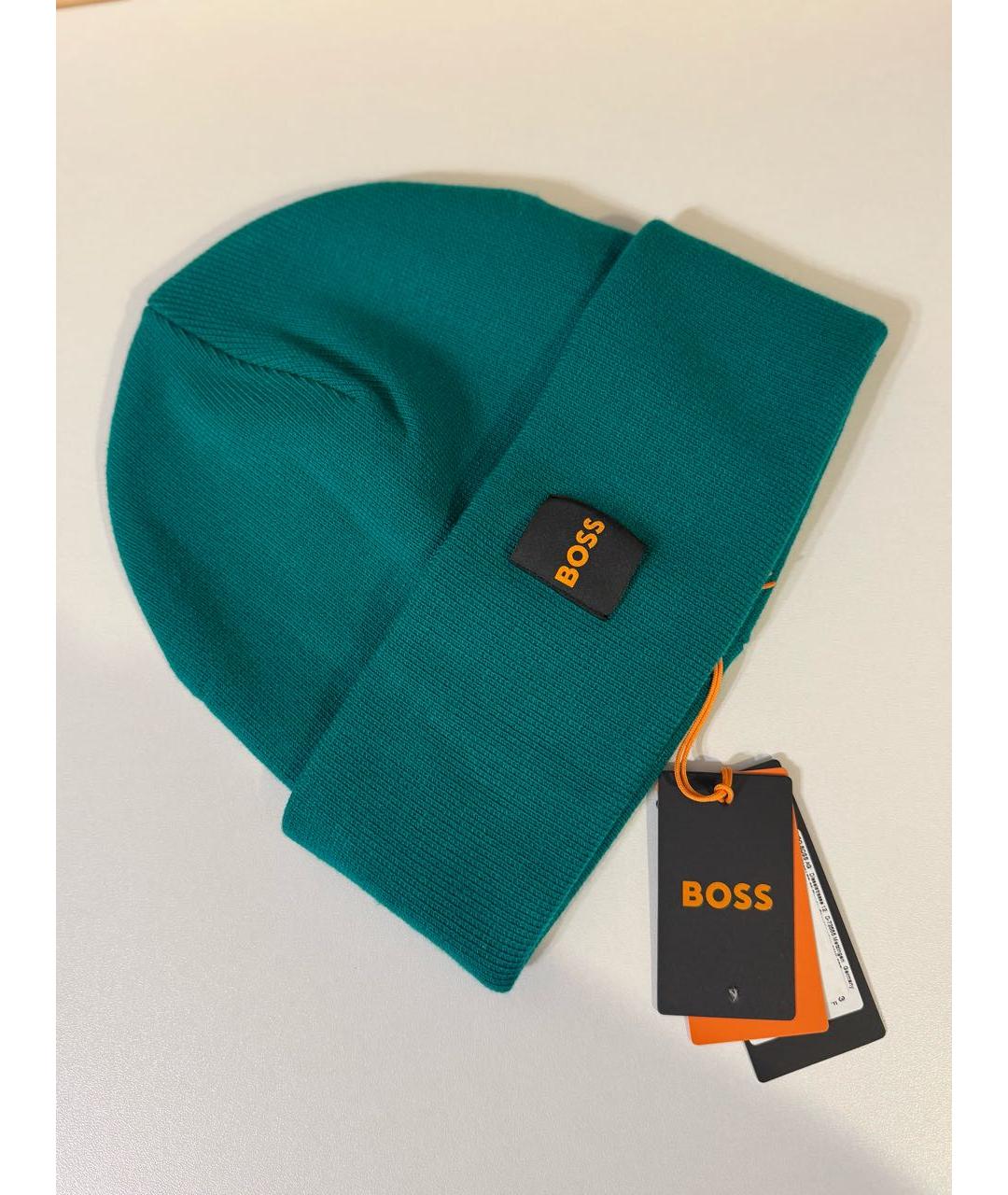HUGO BOSS Зеленая шапка, фото 3
