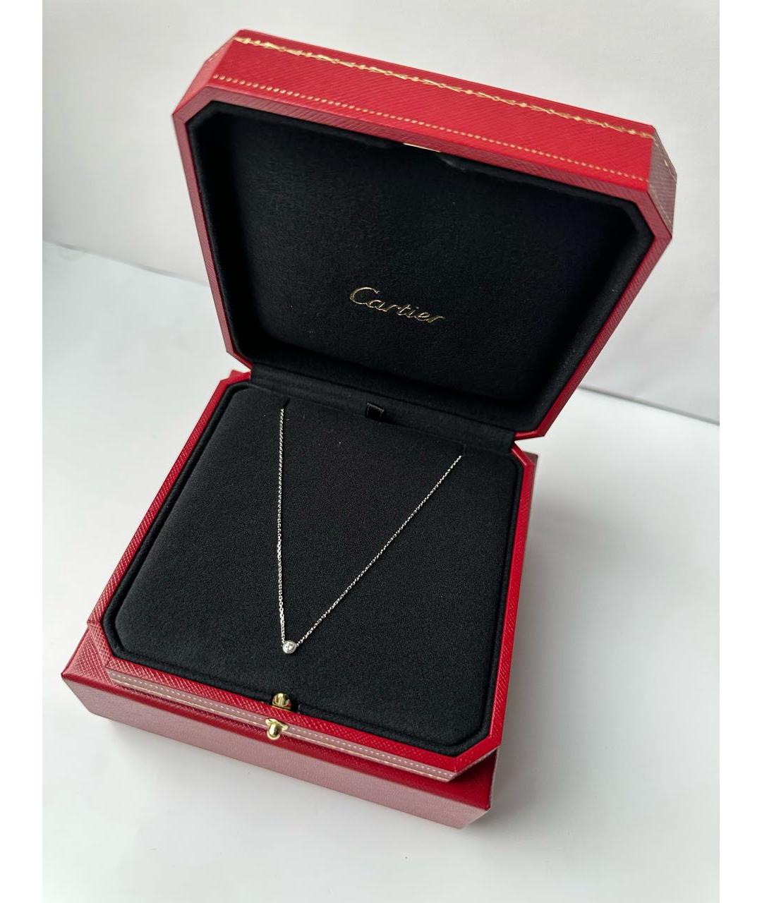 CARTIER Серебряная цепочка из белого золота, фото 3