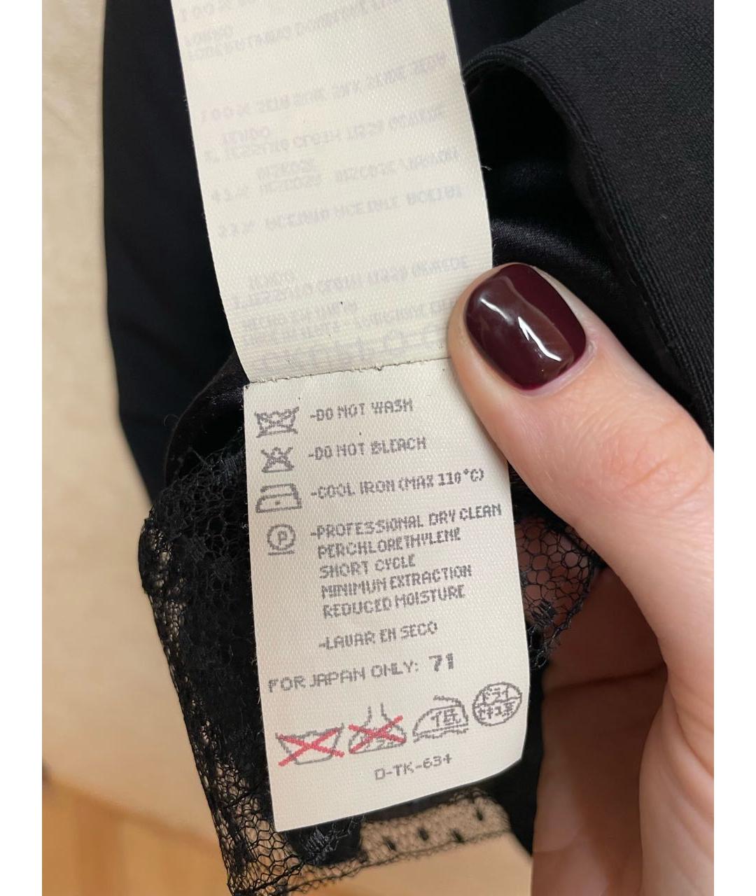 VALENTINO Черное ацетатное коктейльное платье, фото 6