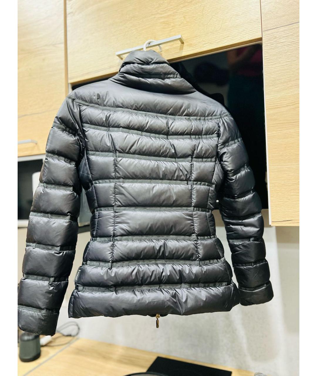 MONCLER Темно-синий пуховик, фото 2