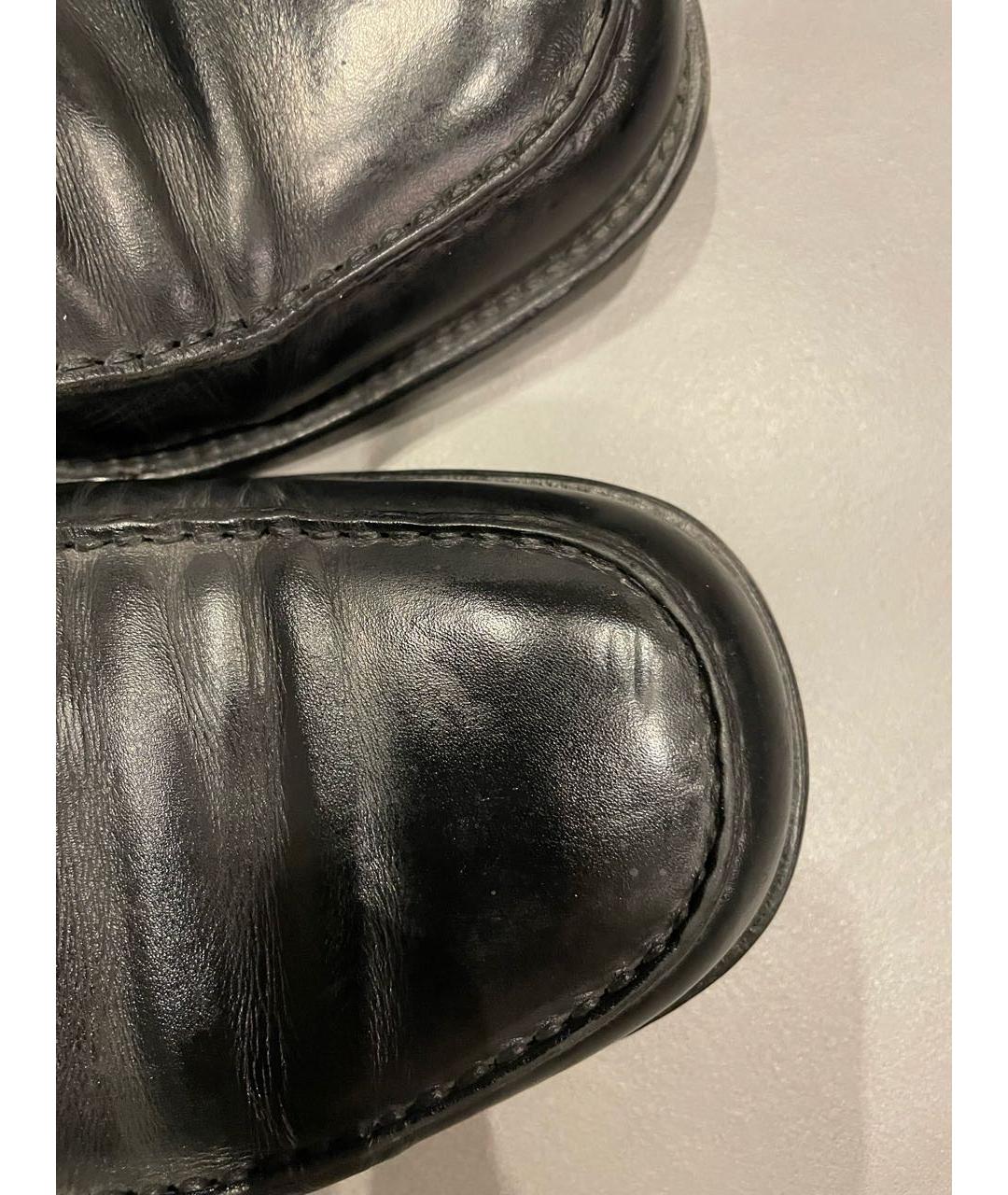 VALENTINO Черные кожаные туфли, фото 4