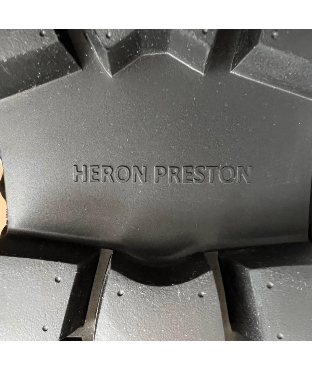 HERON PRESTON Черные высокие ботинки, фото 8
