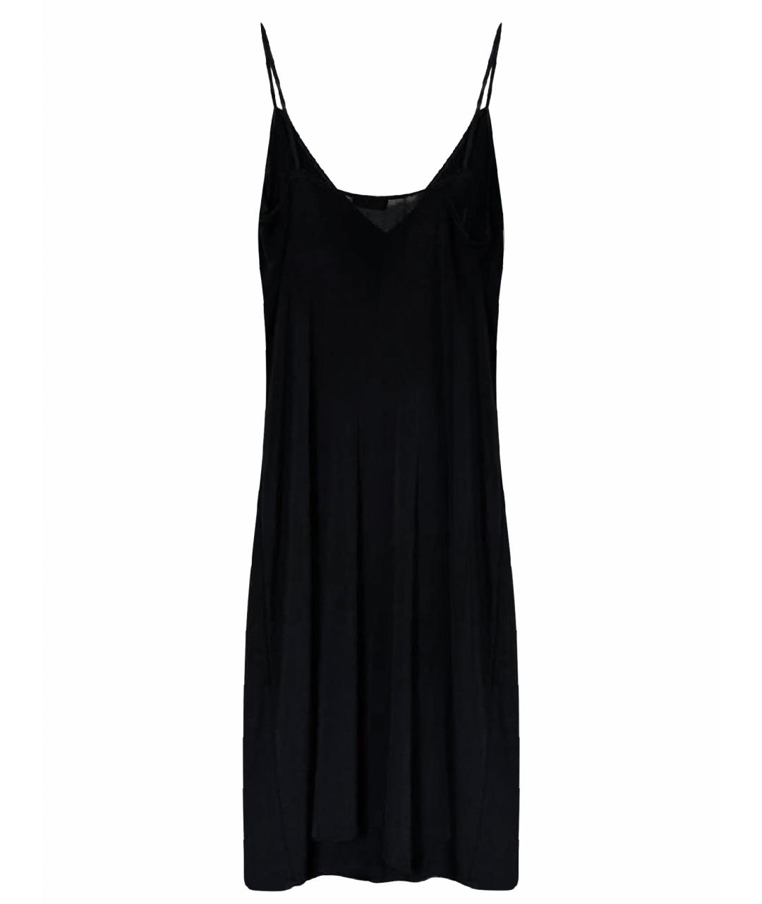CHANEL PRE-OWNED Черное шелковое платье, фото 1