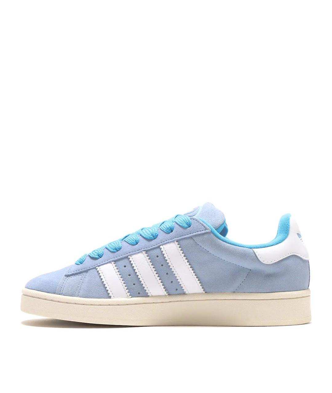 ADIDAS Голубые замшевые кроссовки, фото 3