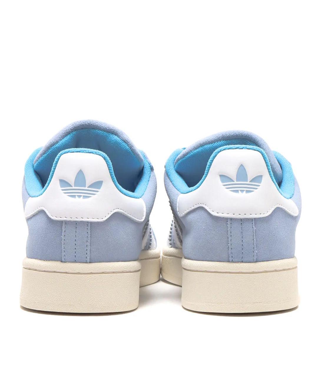 ADIDAS Голубые замшевые кроссовки, фото 5