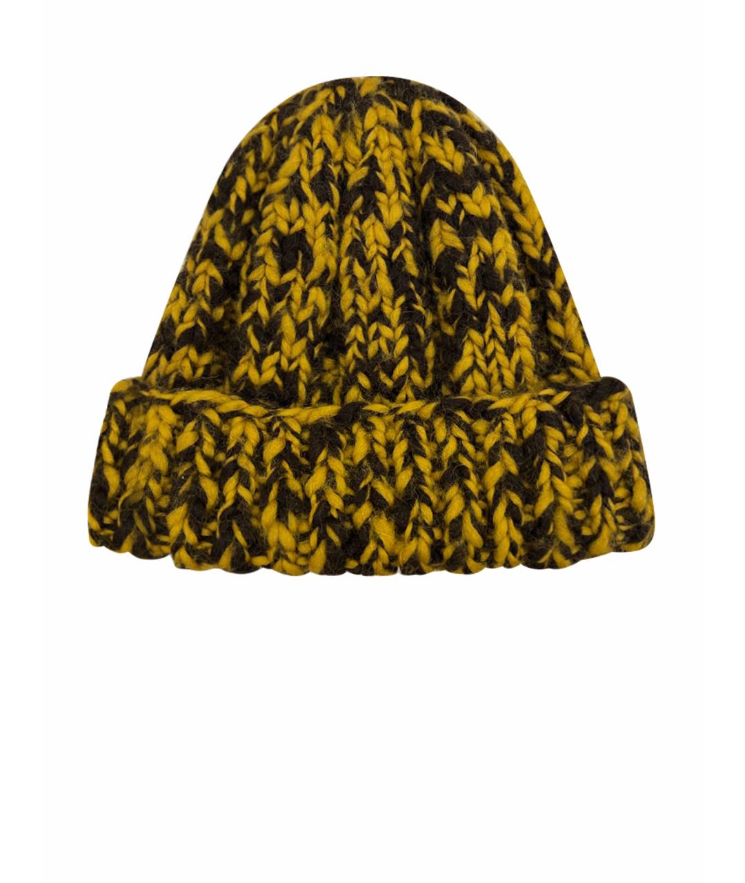 ETRO Желтая шерстяная шапка, фото 1