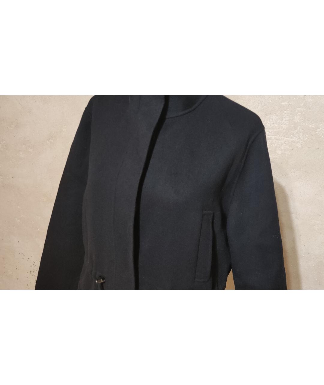MARC CAIN Черное шерстяное пальто, фото 4