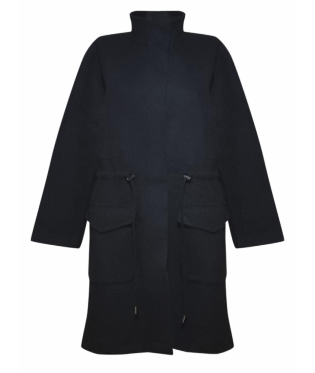 MARC CAIN Черное шерстяное пальто, фото 1