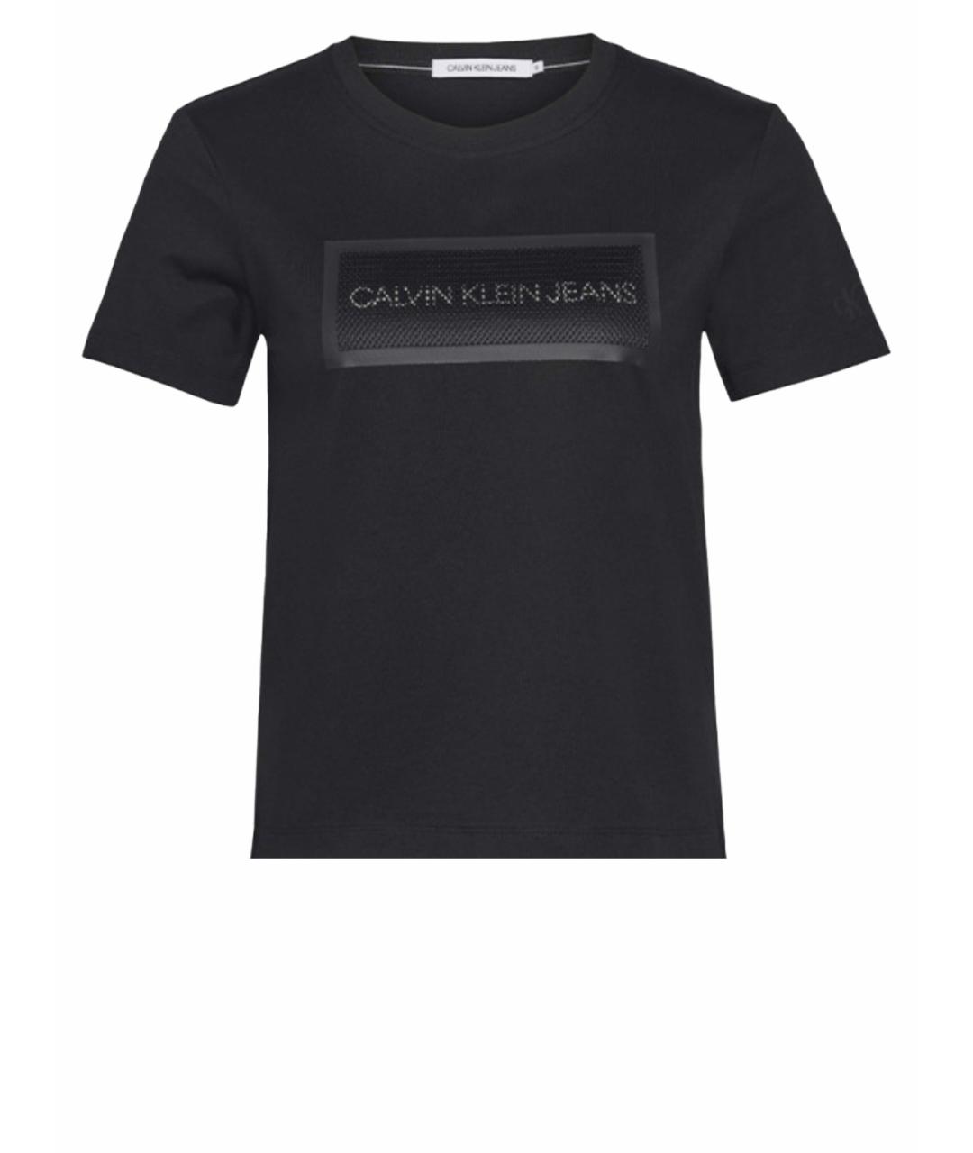 CALVIN KLEIN JEANS Черная футболка, фото 1