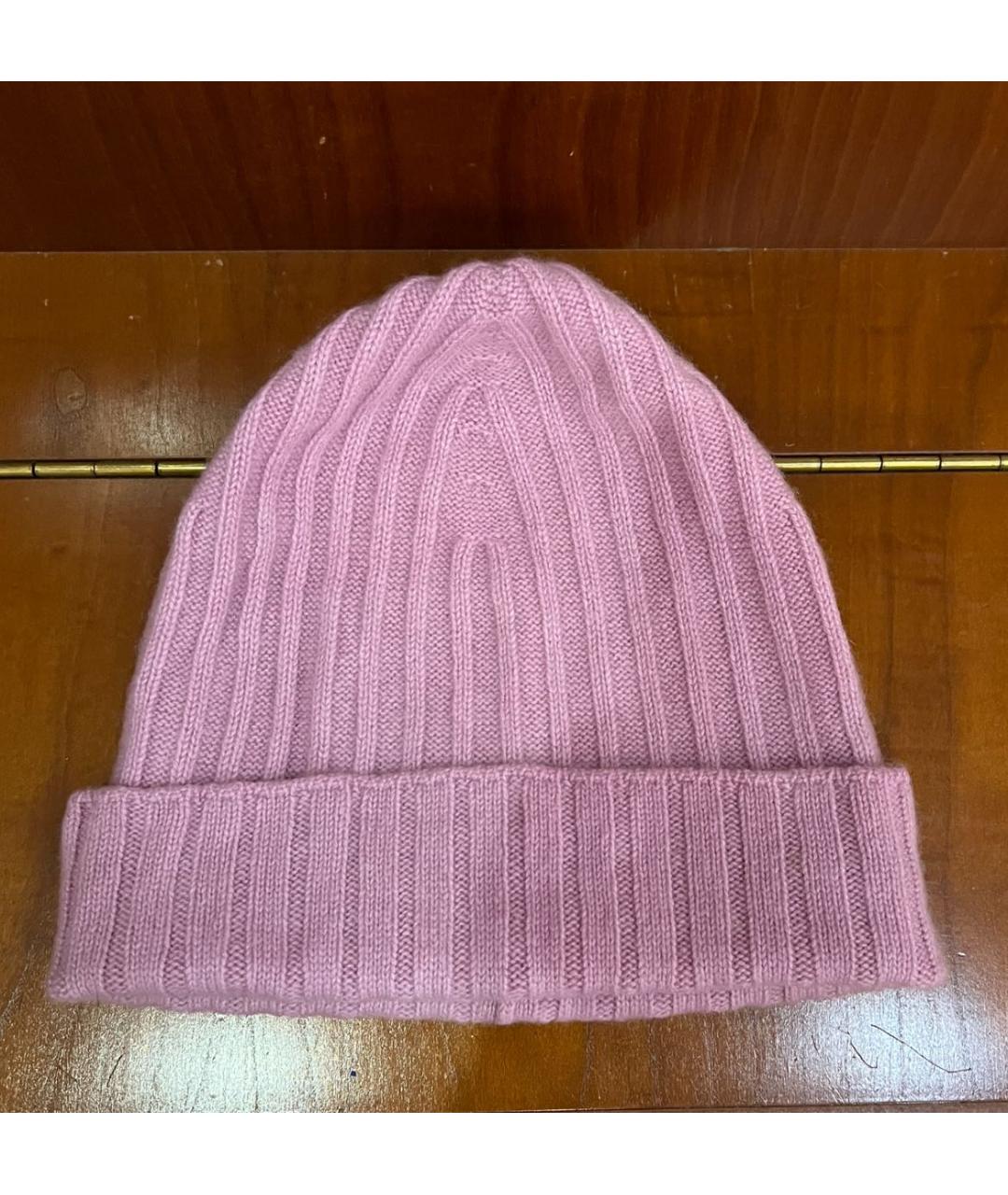 WILLIAM SHARP Розовая кашемировая шапка, фото 2