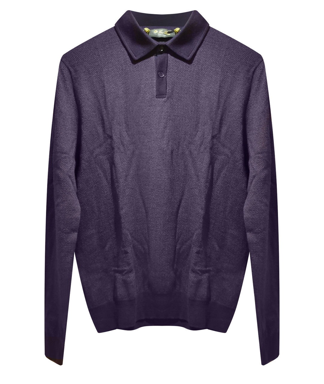 LORO PIANA Фиолетовый кашемировый джемпер / свитер, фото 1