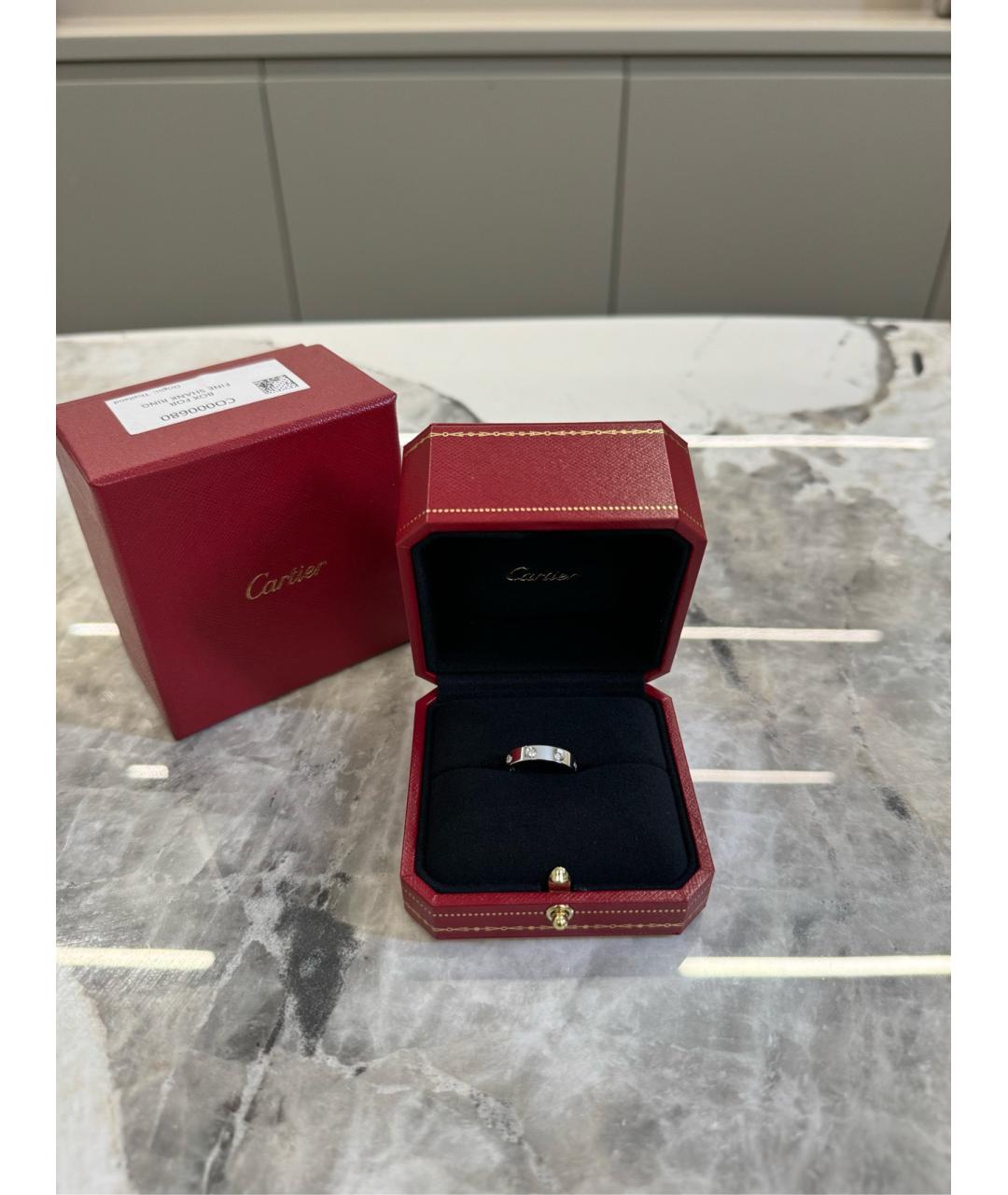CARTIER Серебряное кольцо из белого золота, фото 2