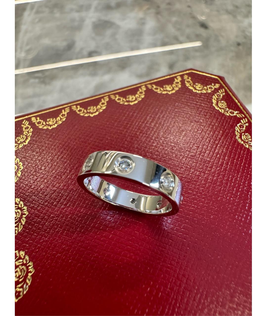 CARTIER Серебряное кольцо из белого золота, фото 5