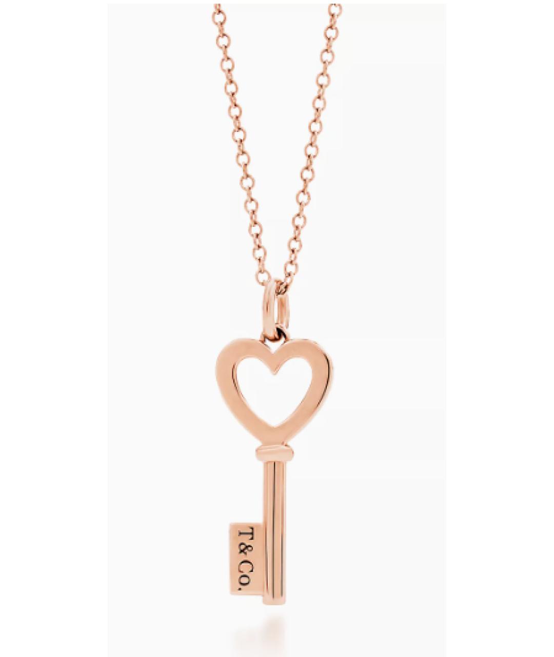 TIFFANY&CO Золотая подвеска из розового золота, фото 6