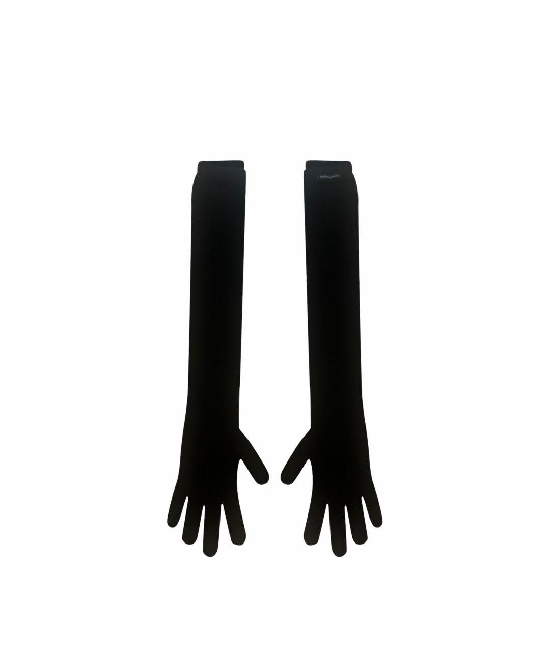 DOLCE&GABBANA Черные шерстяные перчатки, фото 1