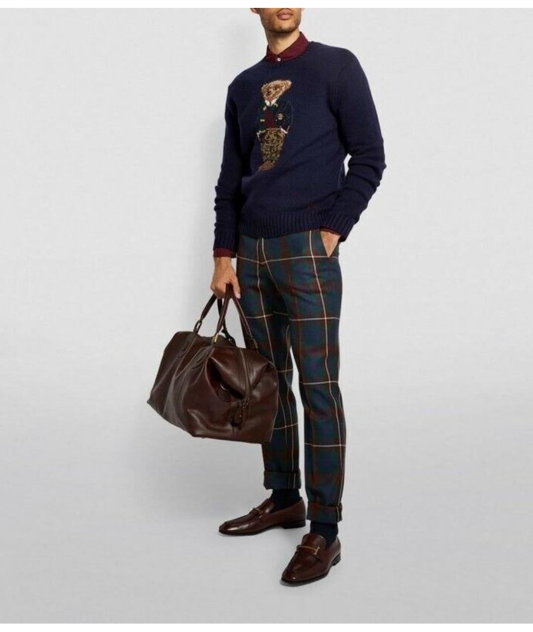 POLO RALPH LAUREN Синий шерстяной джемпер / свитер, фото 3