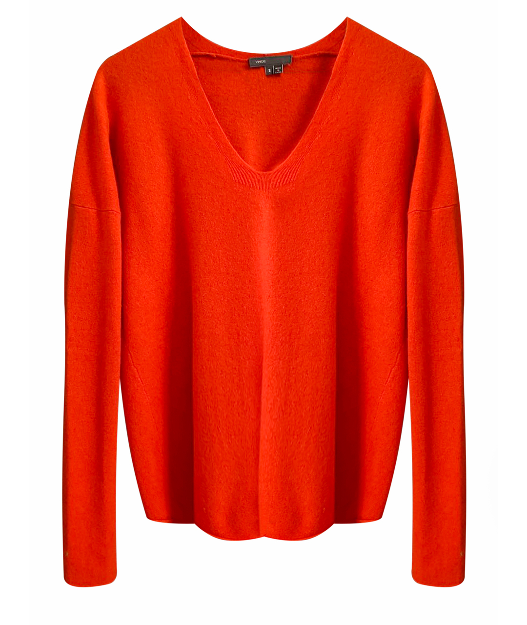 VINCE Оранжевый кашемировый джемпер / свитер, фото 1