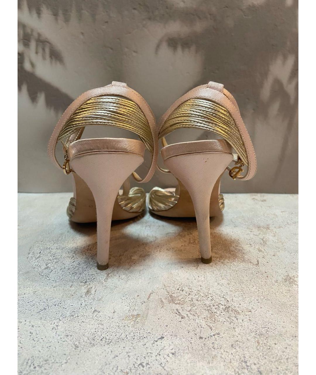 CHRISTIAN DIOR Розовые босоножки, фото 6