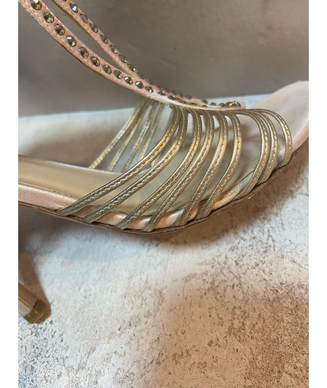 CHRISTIAN DIOR Розовые босоножки, фото 8