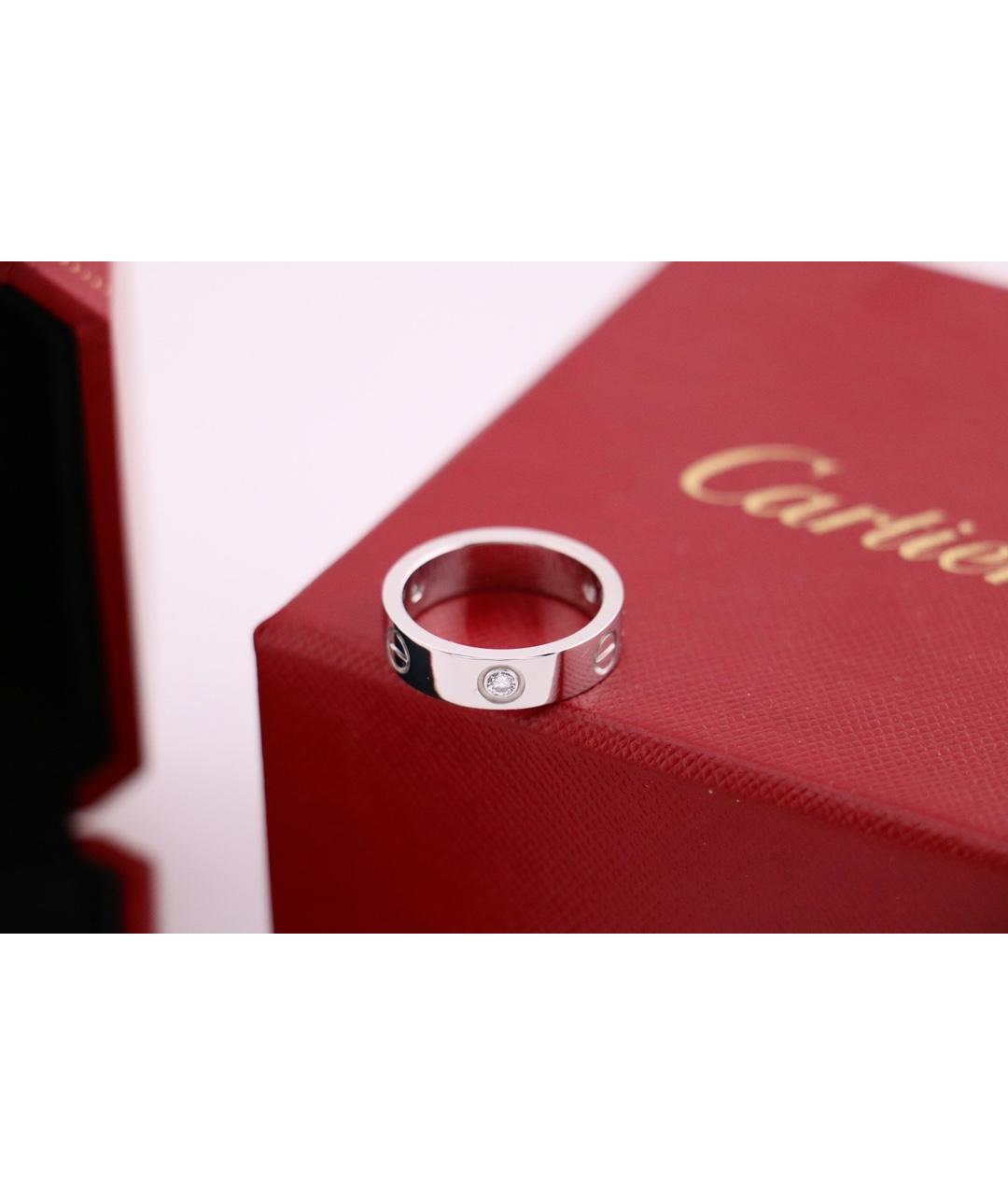 CARTIER Серебряное кольцо из белого золота, фото 5