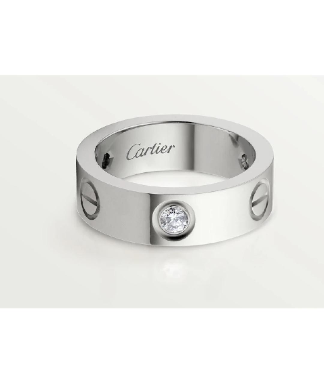 CARTIER Серебряное кольцо из белого золота, фото 8