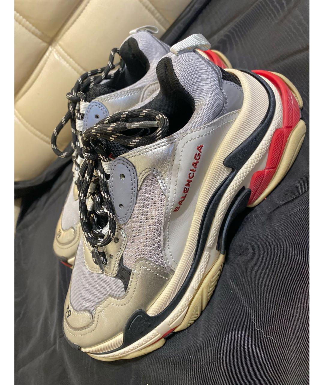 BALENCIAGA Мульти кожаные кроссовки, фото 2